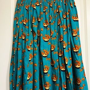Pinup Couture Mary Blair Kittens Skirt XL